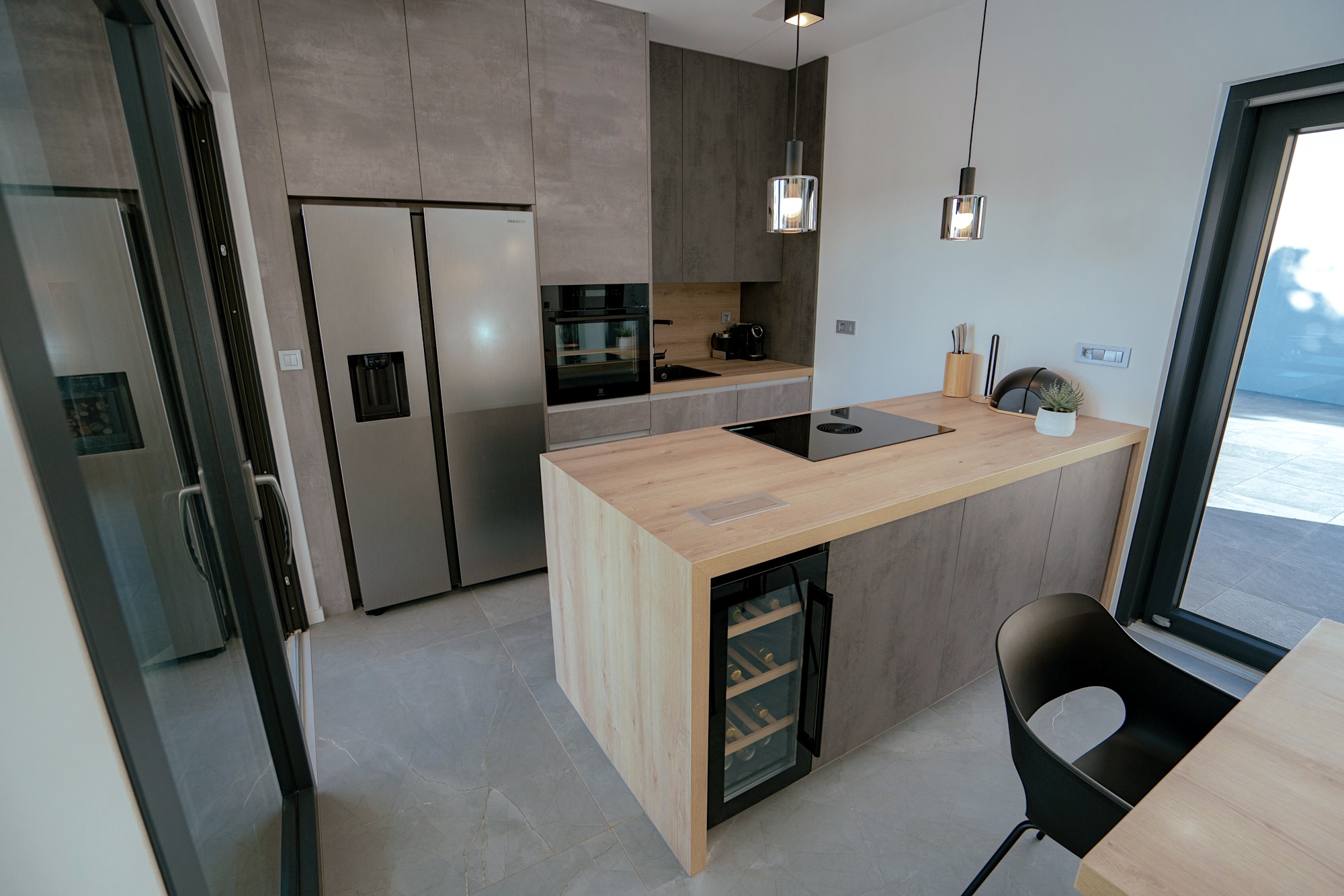Modern kitchen at Villa Kara Sevda